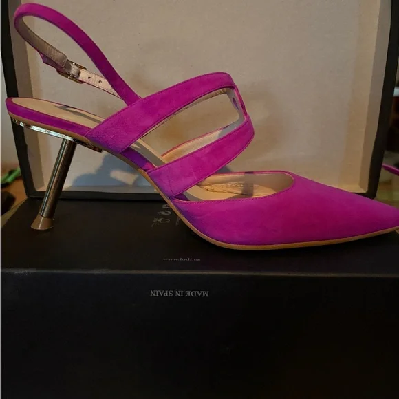 Lodi fuscia slingbacks - Picture 2 of 6
